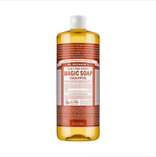 Dr. Bronner's Magic Pure Castile Liquid Soap - Eucalyptus - 32 oz 4-pack
