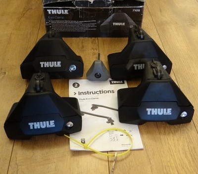 Thule Roof Bar 7105 Low Profile Footpack Set for 5000 series kits (latest style)