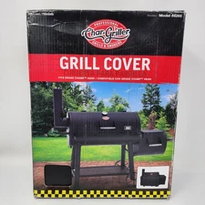 Char-Griller Grill Cover Fits Grand Champ 8250, Cover Model # 8265 in Black