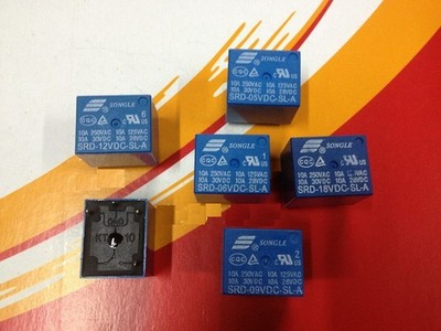 SRD-09VDC-SL-A Power Relay 10A 9VDC T73 4 Pin x 10pcs #zv