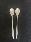 Lot Of 2 Gio Ponti for Reed & Barton DIAMOND Sterling Silver Iced Tea Spoon