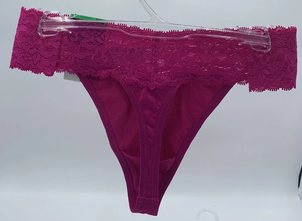 Maidenform 内衣梦幻花边丁字裤内裤,内裤,内衣 L/XL(5 件) — 第 4/4 张图片