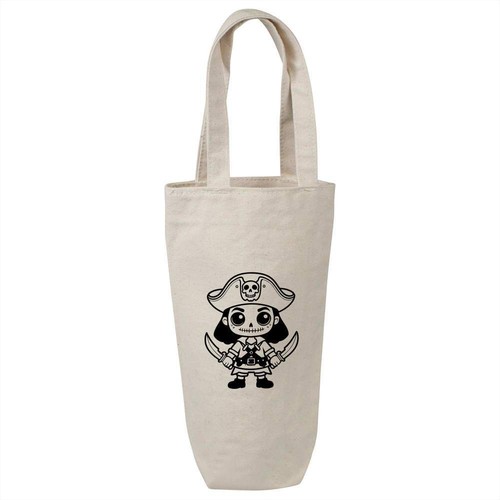 'Undead Pirate' Cotton Wine Bottle Gift / Travel Bag (BL00038014)