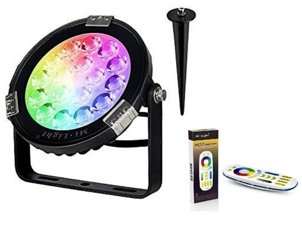 Illuminazione Creativa Giardino: Faretto LED WiFi RGB IP65 Smart