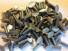 8-32 x 5/8 thumb screw, type b regular, no shoulder, zinc, SELECT QTY