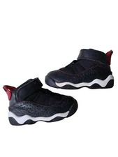 NIKE Jordan 6 Rings - Bred Elephant Sneakers Black Red Toddler Boys Size 5