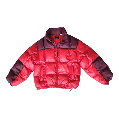 Levi's Womens Delaney Puffer Red Jacket Coat Size S Water Repellent Sample Model