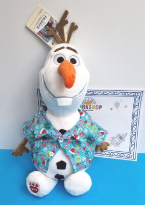 Frozen Olaf BUILD A BEAR DISNEY Plüschtier & Sommer Weihnachten Shirt neu mit Etikett 