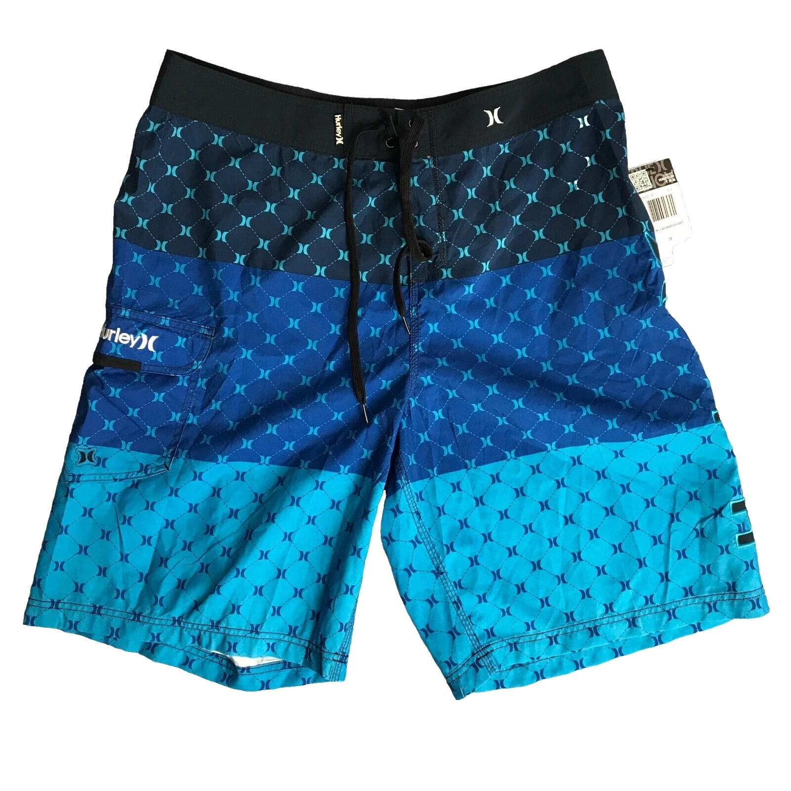 Pantalones cortos geométrica Poliéster Hurley para hombres