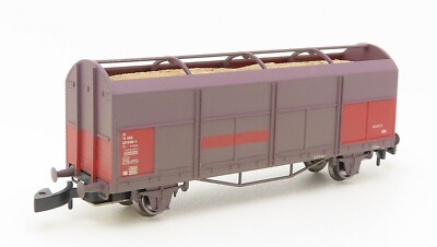 FR Z-scale Wood chips Car Norwegian Railroad NSB Flisvogn  Freudenreich (AB)-2