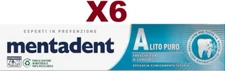 6PCS LONG FRESHNESS PURE BREATH MENTADENT 75ML