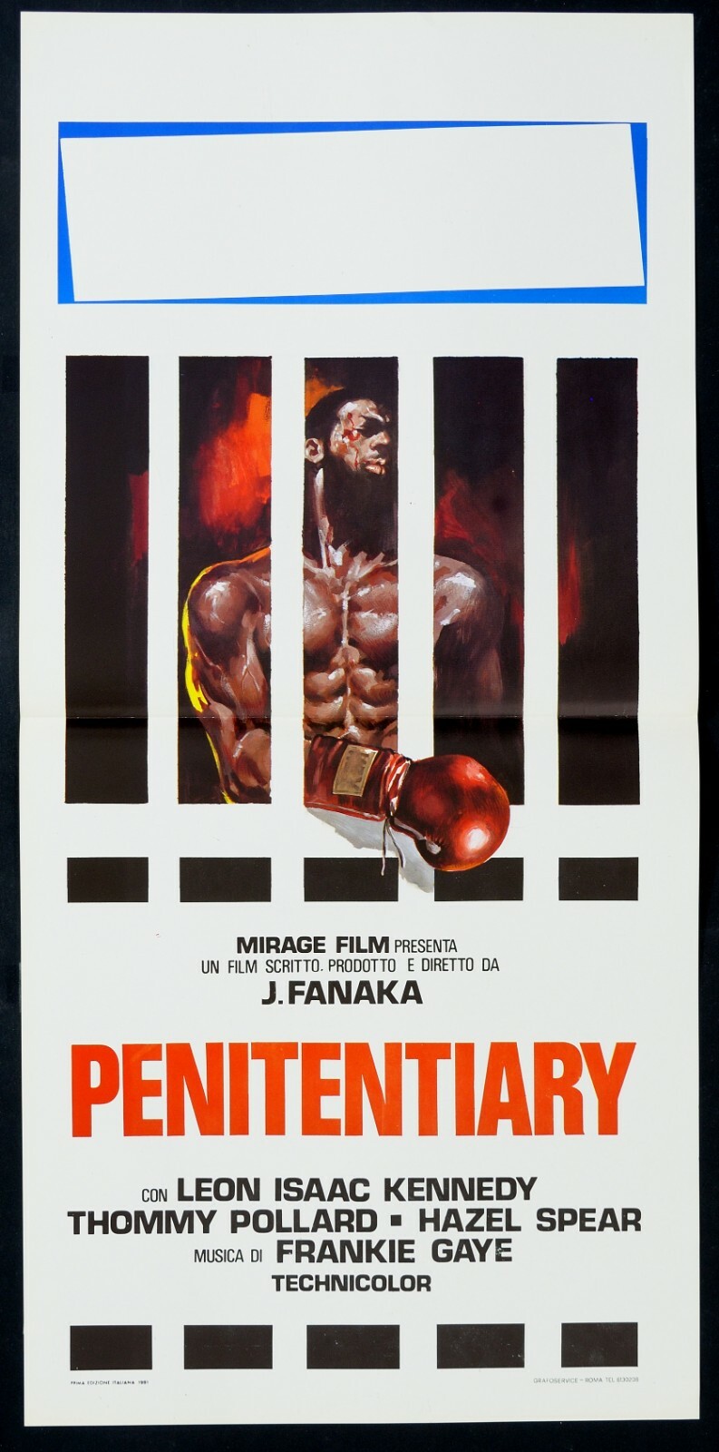 Locandina originale film PENITENTIARY () - Regia di Jamaa Fanaka