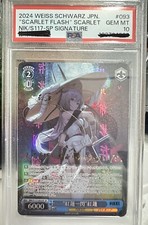 PSA 10 Weiss Schwarz Nikke Scarlet Flash NIK/S117-093 SP Signed Foil Japanese
