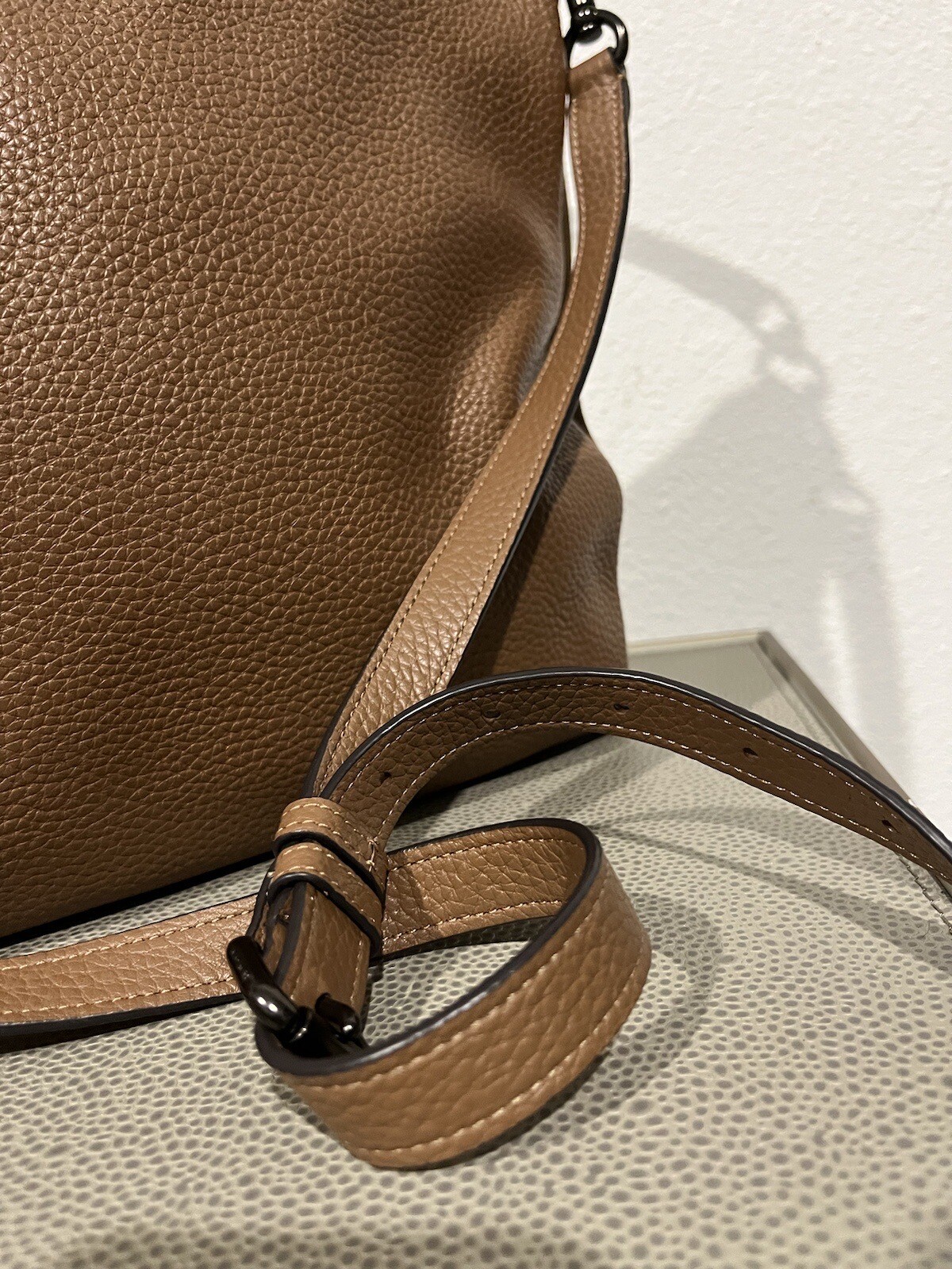 Coach 4609 Shay Shoulder Bag Vintage Khaki Soft Leath… Gem