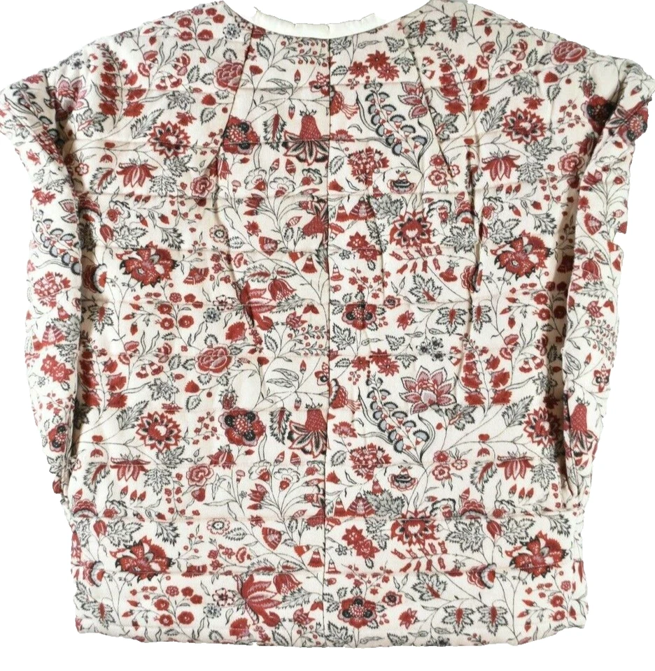 NUEVO Chaleco Isabel Marant Adiena Estampado Floral en Marfil - Talla 40 EE. UU. S #DC534 Foto 4 de 4