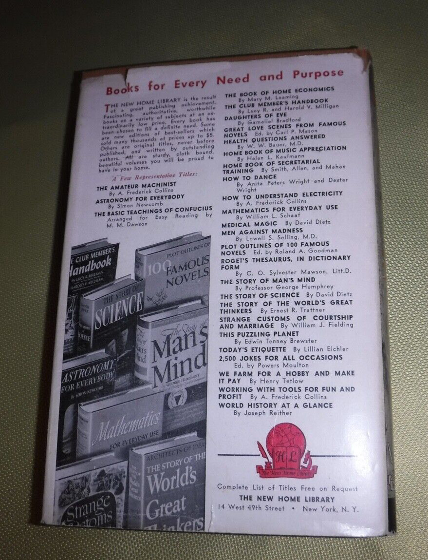 WORKING WITH TOOLS FOR FUN & PROFIT BY A FREDERICK COLLINS - VINTAGE 1943