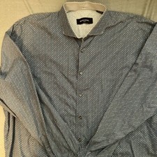 Bogosse patterned men  s button down shirt