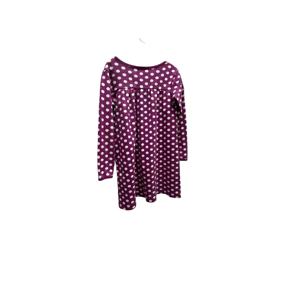 Hanna Andersson 洋红色波点连衣裙 - 8 码 (130 厘米) — 第 2/4 张图片