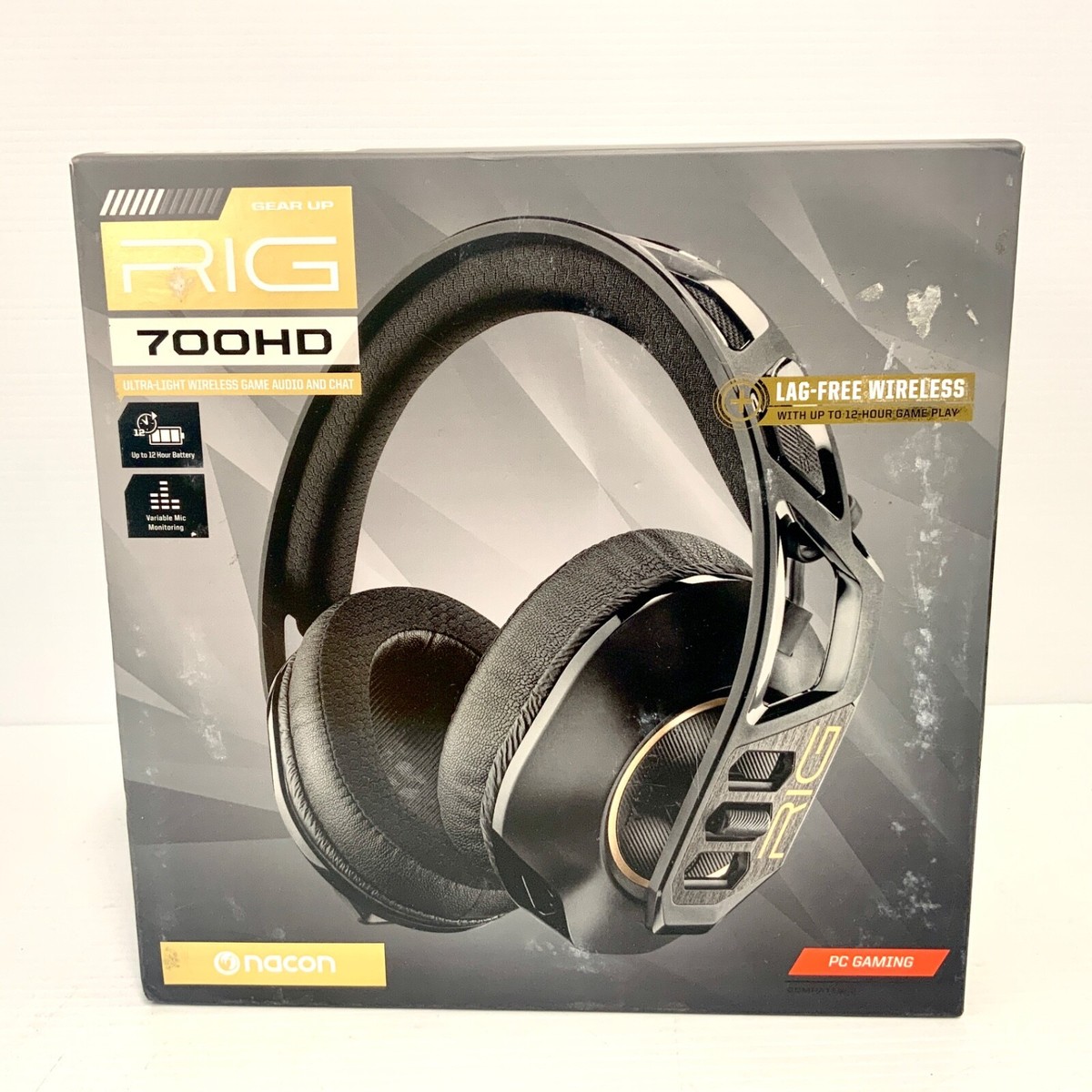 Nacon RIG 700 HD Black Headset Box PC Xbox One Series X
