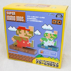 Super Mario Bros. Figure Alarm Clock Mario Ver. JAPAN GAME Nintendo Famicom NES