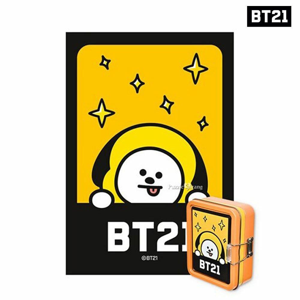 BTS BT21 Official Authentic Goods 108 pcs Tin Case Jigsaw Puzzle