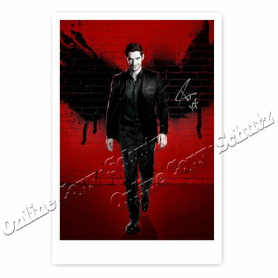 Tom Ellis alias Lucifer (TV Serie)  - Autogrammfotokarte [AK1]