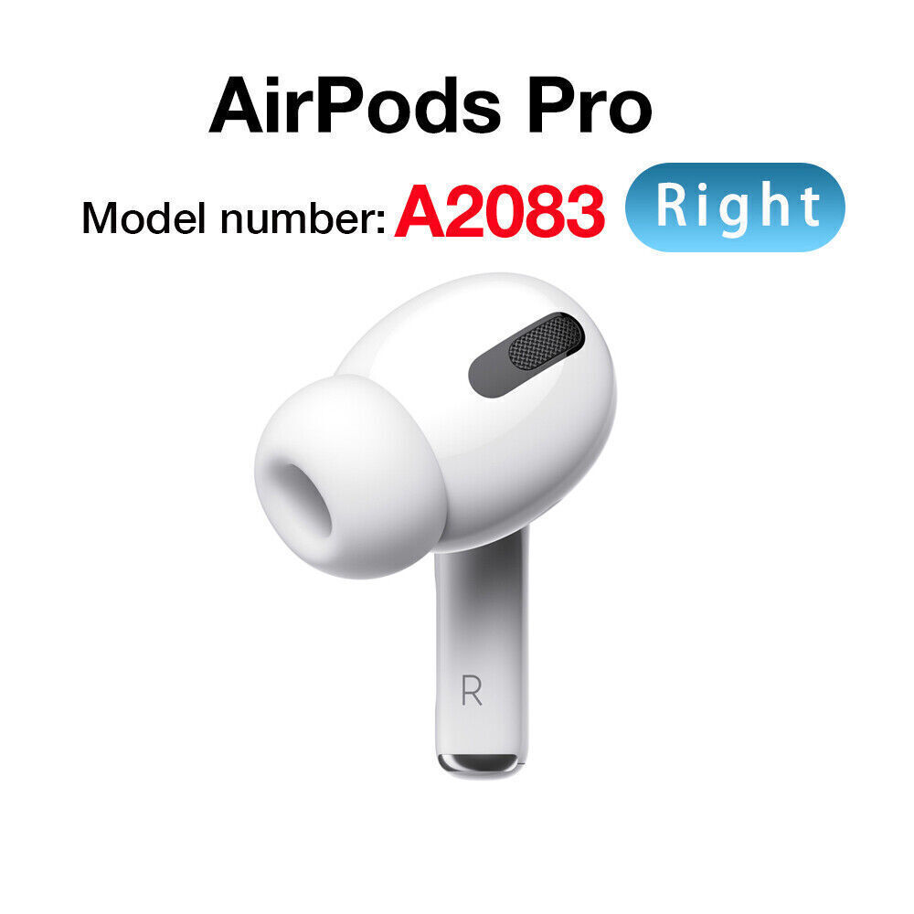 Genuine Apple A2083 AirPods Pro 1st Generation Replacement AirPod RIGHT Side Genuine Apple A2083 AirPods Pro 1st Generation Replacement AirPod RIGHT Side