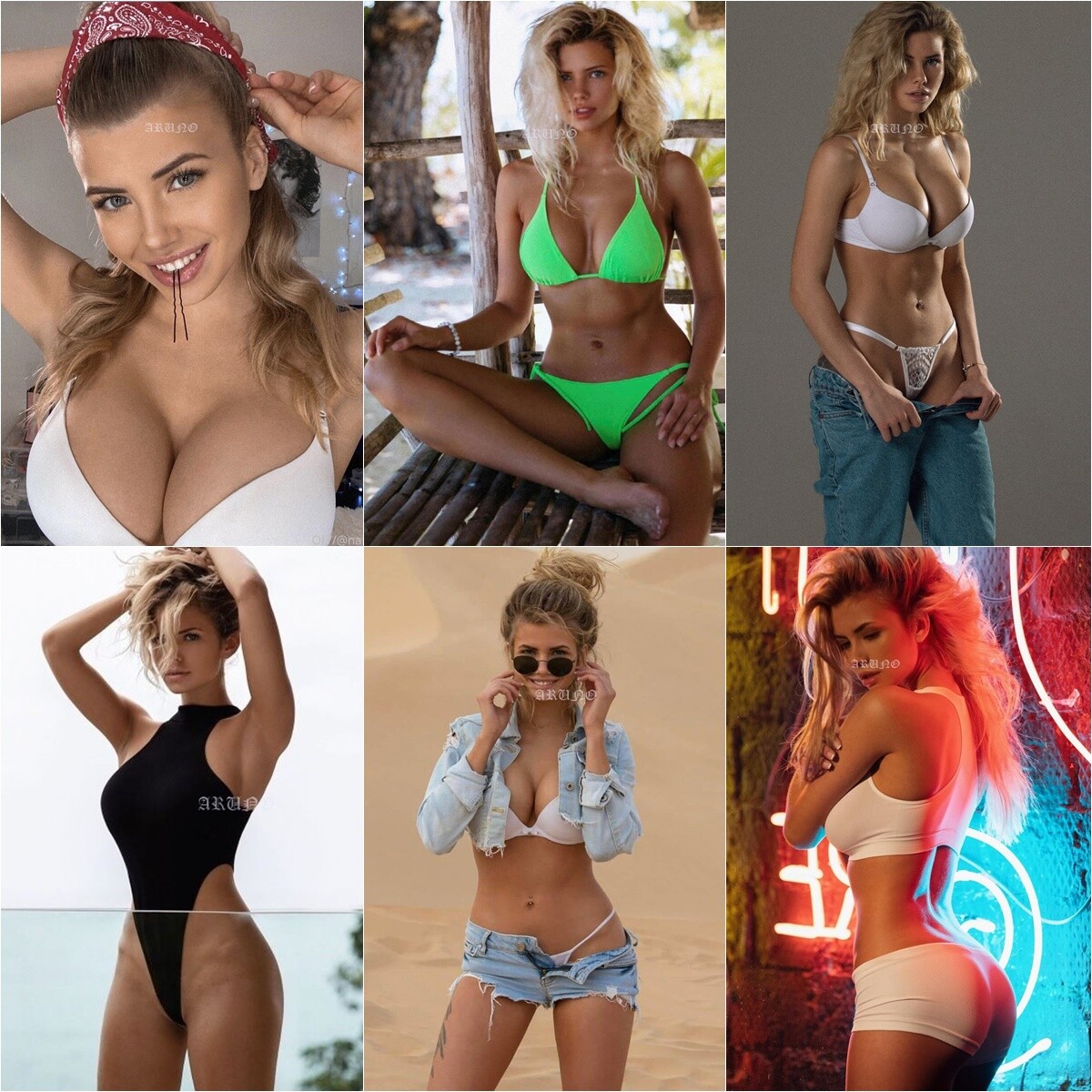 Sexy Nata Lee Beautiful Model Girl Babe Hot Bottom Photo 8x10 Print  1MO5NL13 | eBay