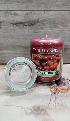 Yankee Candle Large Jar Black Cherry Discontinued Label 623g Duft Neu Original 