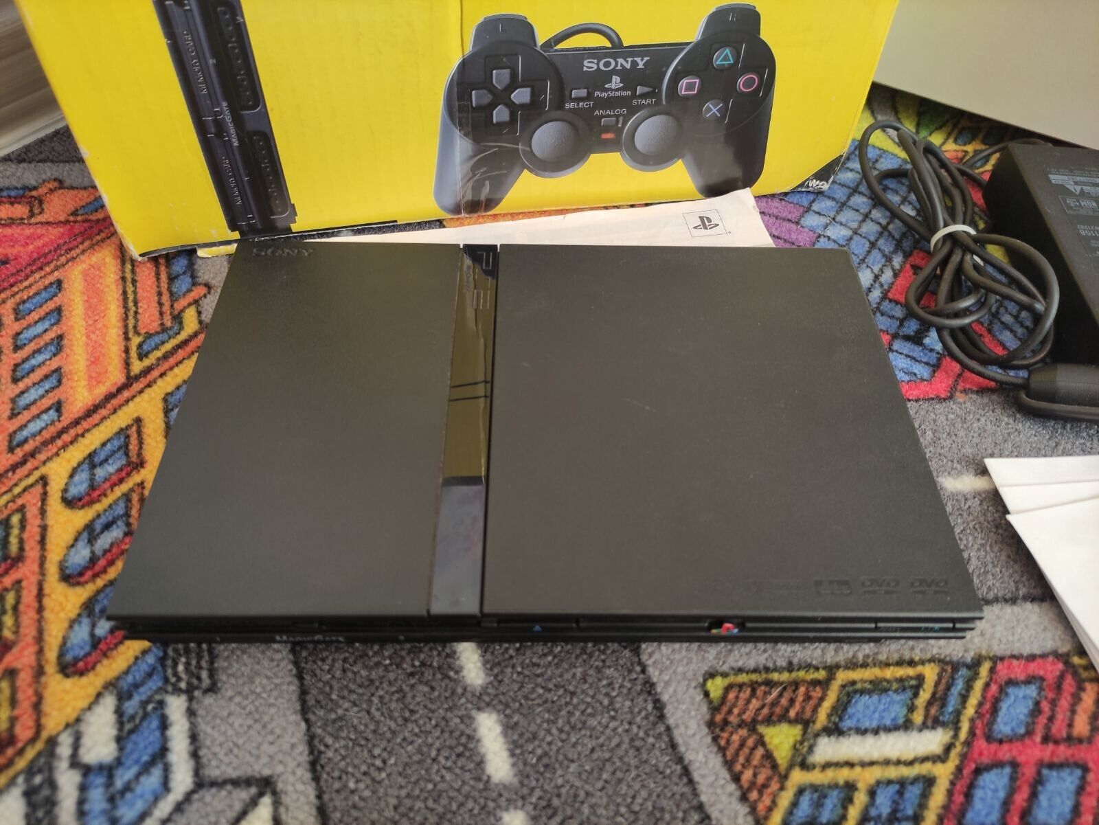 Console PlayStation 2 Preto - Sony Destravado (Tudo Original