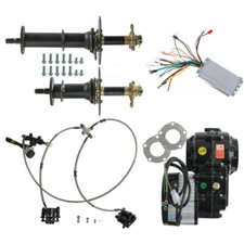 30" Go Kart Rear Axle kit Electric 48v 500w Differential Motor Brake Trike ATV