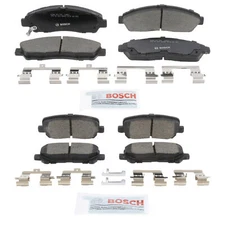 Bosch QuietCast Ceramic Premium Disc Brake Pads FRONT REAR SET For Honda Acura