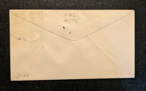 1925 New Haven CT FDC 551 Cover to Washington DC - Picture 2 of 2