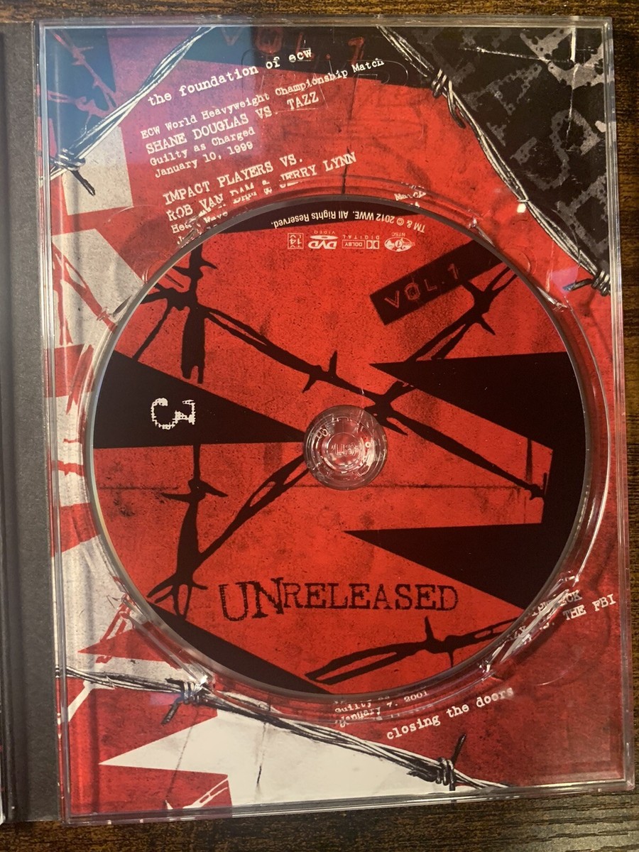 WWE: ECW Unreleased, Vol. 1 (DVD, 2012, 3-Disc Set WWE: ECW Unreleased, Vol. 1 (DVD, 2012, 3-Disc Set