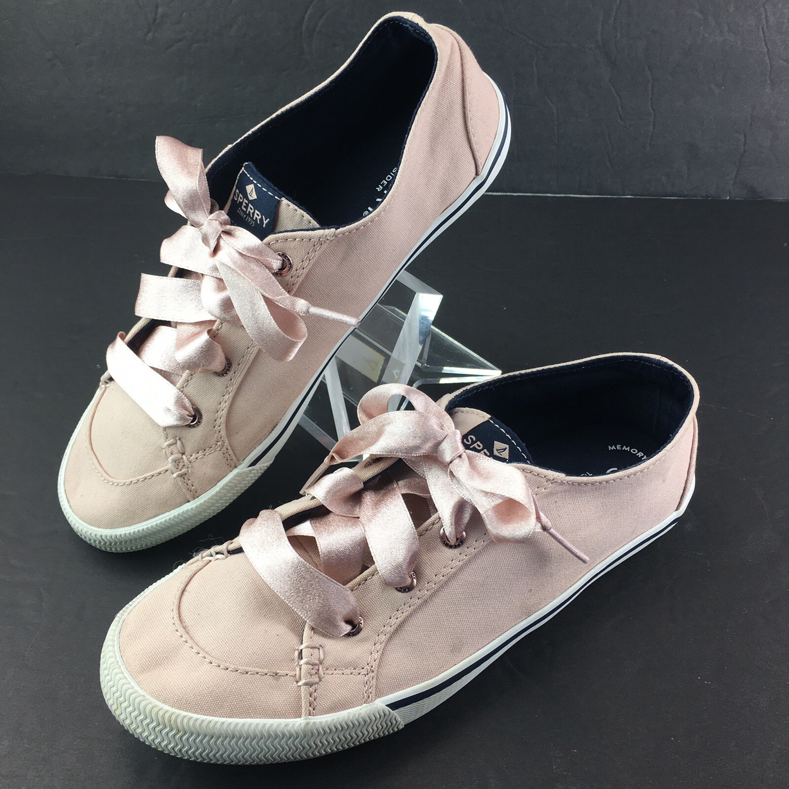 blush canvas sneakers