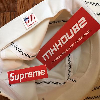 New Supreme Contrast Stitch Camp Cap Hat 5-Panel 6 Classic Fall
