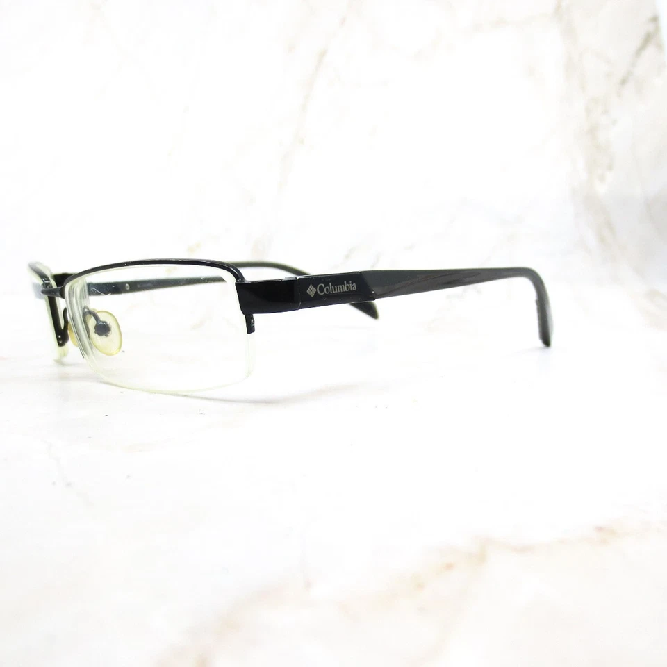 Armação de óculos Columbia Sumter C02 masculina preta meia borda retangular 51-18-140 - Imagem 2 de 4