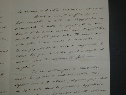 Henri Garnault - Signed Autograph Letter 4 Pages Naval Division 1872 Toulon - Picture 7 of 9