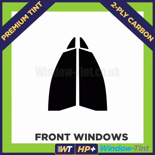 For VW Golf Estate 2013+ (MK7) Carbon Pre Cut Window Tint Front Premium HP+ - Picture 2 of 10