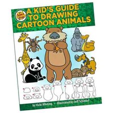 A Kid's Guide To Drawing Cartoon Animals Book. 28 Animal Illustrations Included 