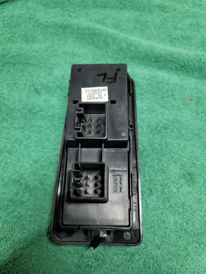 2000-2007 FORD TAURUS DRIVER LEFT MASTER WINDOW SWITCH W TRIM BEZEL OEM ...