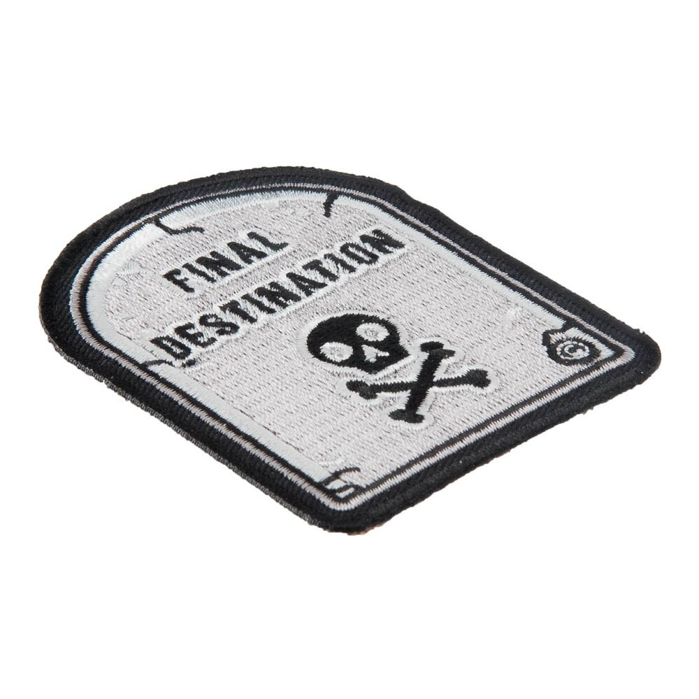 Final Destination Skull & Bones Headstone Patch, Death Patches | eBay