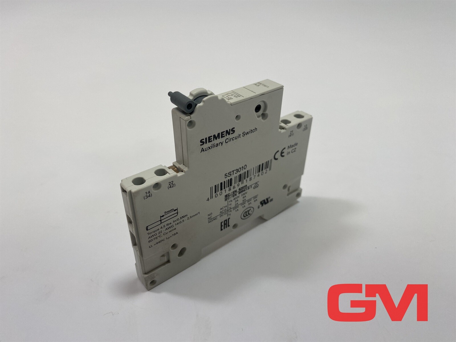 Siemens Auxiliary Circuit Switch 1NO+1NC 5ST301.AS