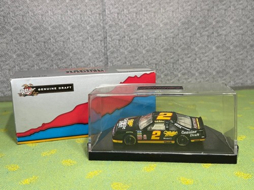 Rusty Wallace #2 Miller 1995 Ford Thunderbird 1:64 Diecast w/ Case NASCAR NIB