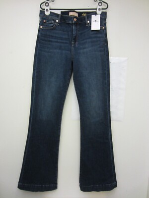 New $188 7 FOR ALL MANKIND DOJO B(Air) Flare Leg Trouser Jeans Wash ATF 32x35