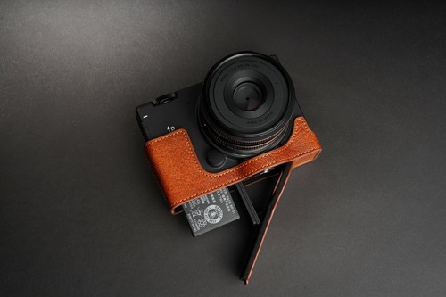 Echtleder Halbkamera Etui Tasche Abdeckung für Sigma fp fpl - Bild 2 von 47