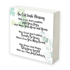  Inspirational Irish Shadow Box Wall Décor For Home Living Room Décor 10x10in