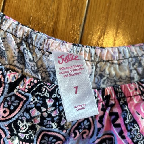 Lot Of 3 Justice Epic Threads Art Class Shorts Romper A-Line Dress Girls Size 7 - Picture 5 of 11