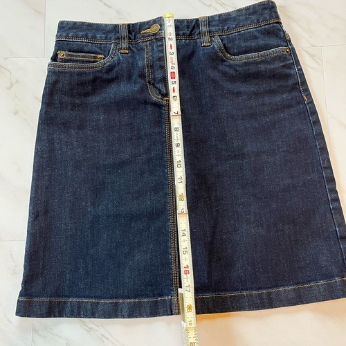 Boden Denim Jean 5 pocket dark wash skirt size 4 - Bild 5 von 6