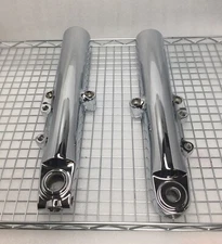HARLEY road glide 3 FORK LEGS  2020 -25 CUSTOM CHROME  SLIDERS G5J3-00 EXCHANGE